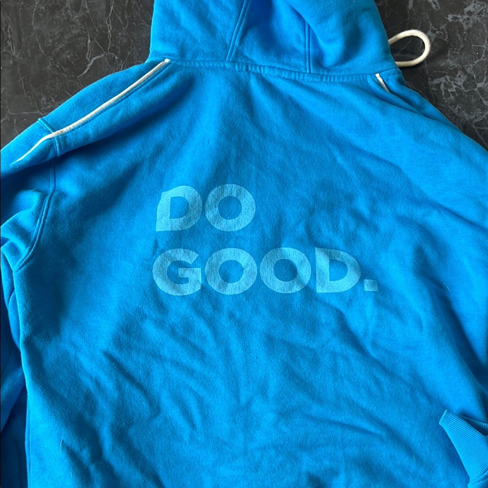 Cotopaxi Blue Zip-Up Hoodie - Picture 4 of 4